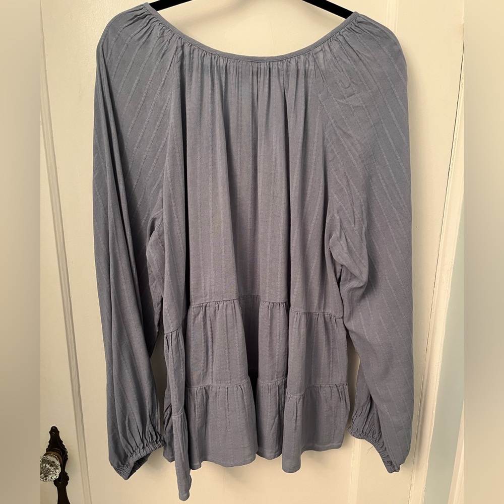 Torrid Tiered Button Babydoll Top - Picture 10 of 10